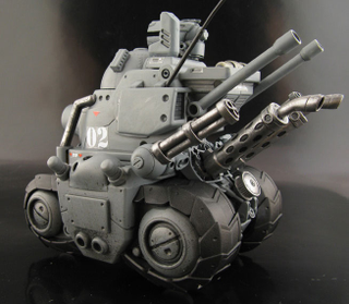 Illustration for article titled This Awesome Metal Slug Tank Was Born a Fisher Price Toy